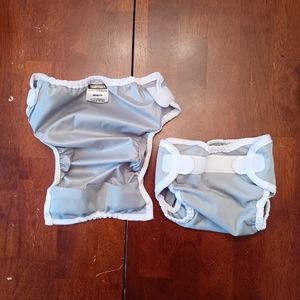 Thirsties Newborn Cloth Diaper Covers Lot of 2